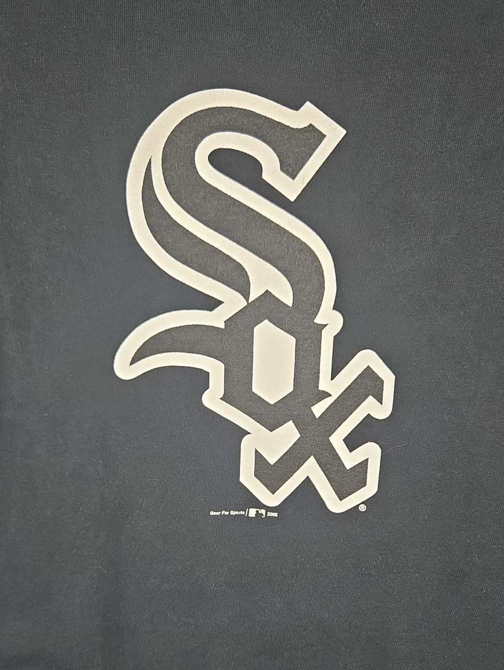 Black Chicago White Sox Logo T-Shirt - Men Size L